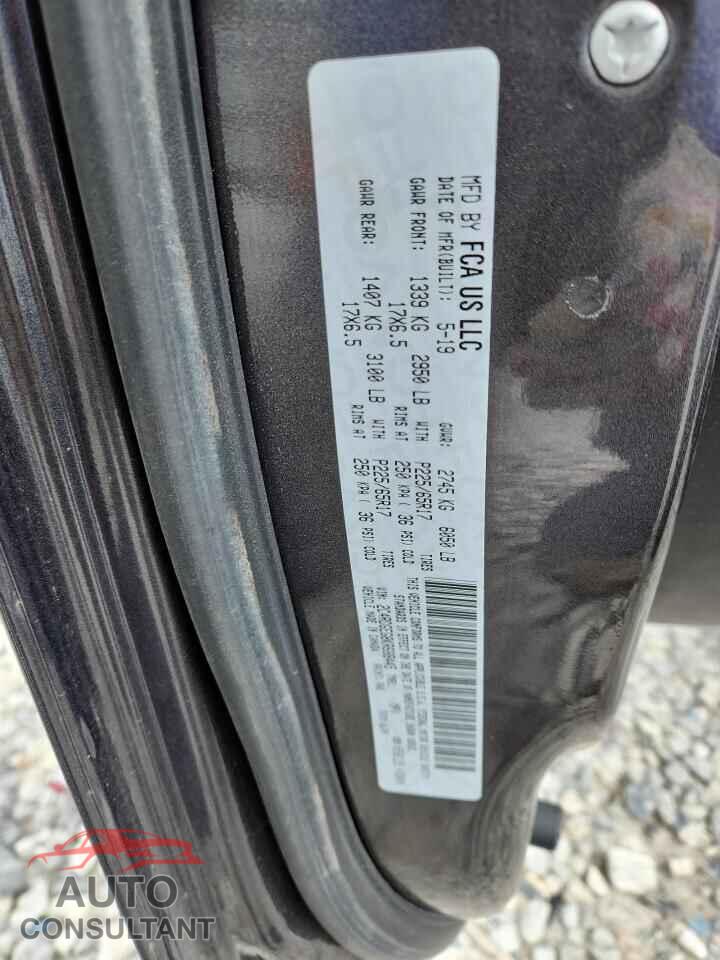 DODGE CARAVAN 2019 - 2C4RDGEG8KR688445