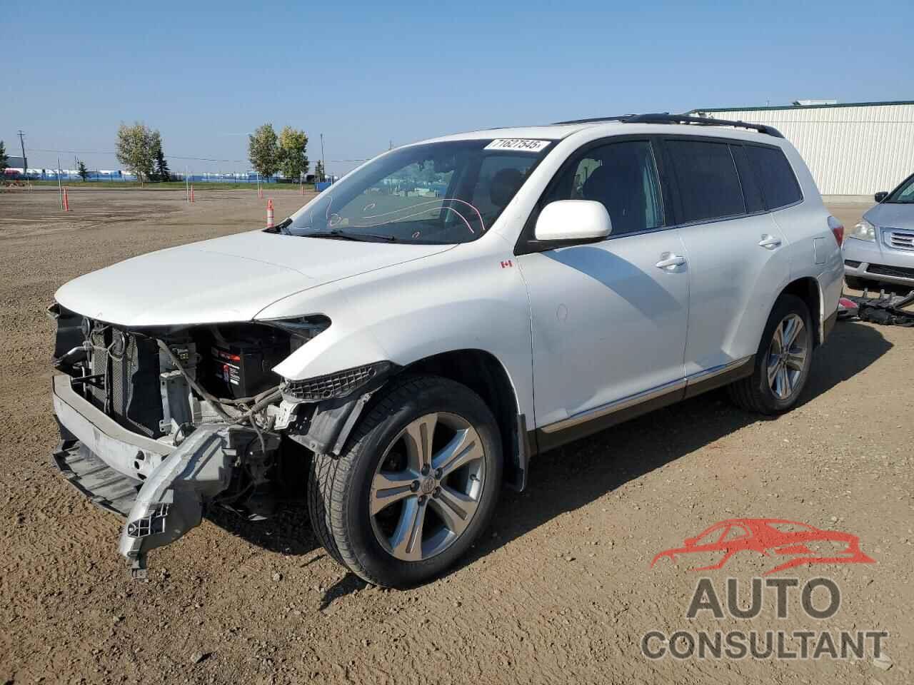TOYOTA HIGHLANDER 2012 - 5TDBK3EH0CS134902