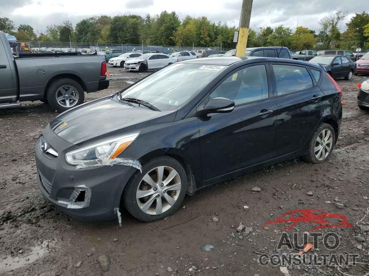 HYUNDAI ACCENT 2014 - KMHCU5AE7EU170134