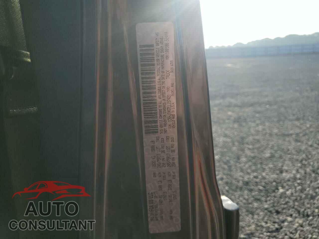 JEEP GLADIATOR 2020 - 1C6HJTAG7LL157421
