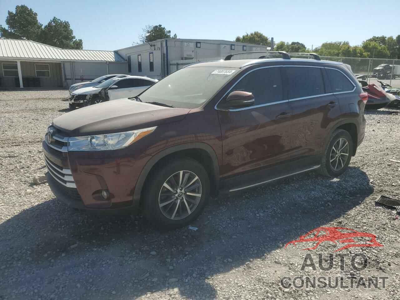 TOYOTA HIGHLANDER 2019 - 5TDKZRFH7KS338348