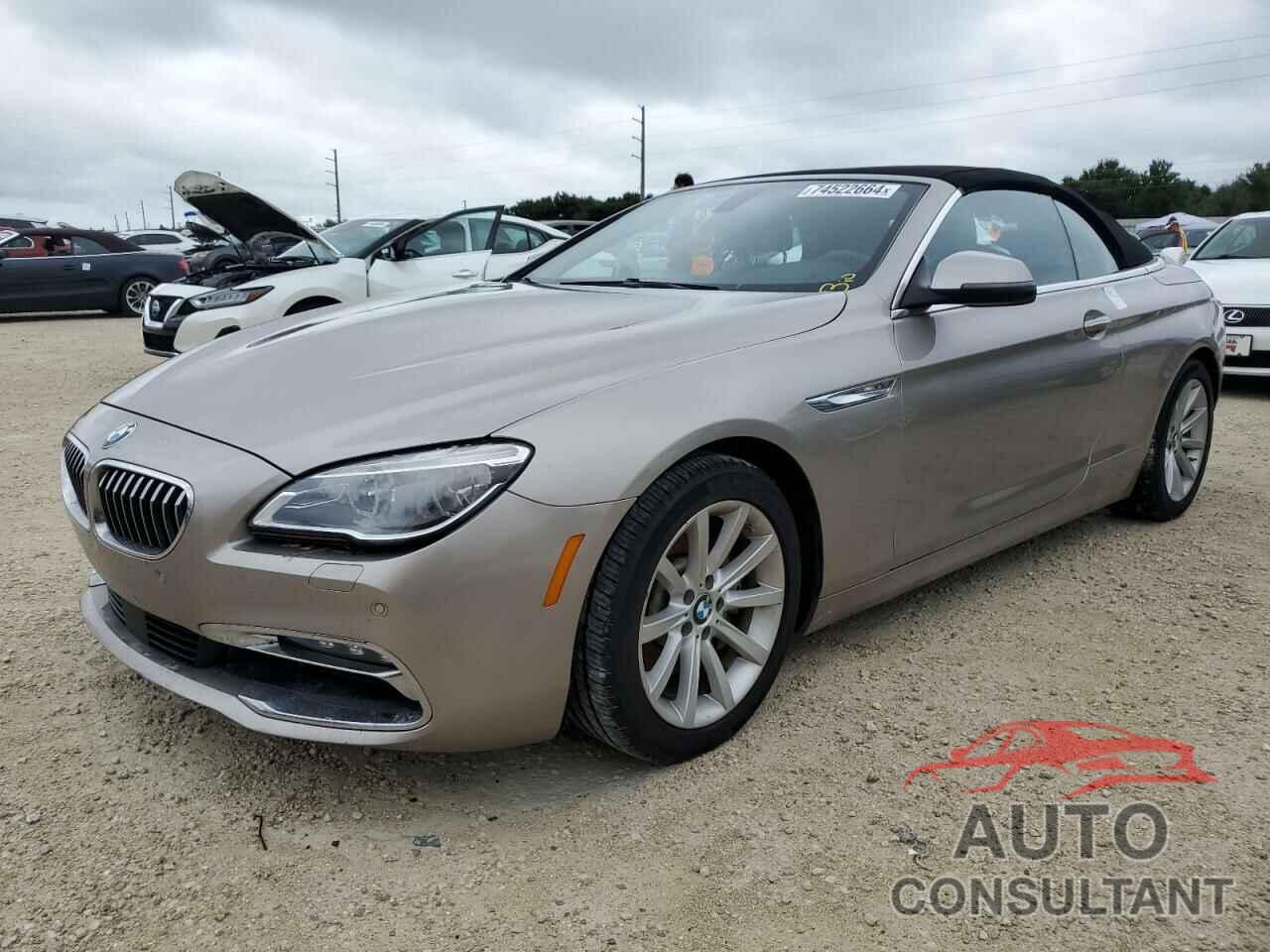 BMW 6 SERIES 2016 - WBA6F1C53GGT83209