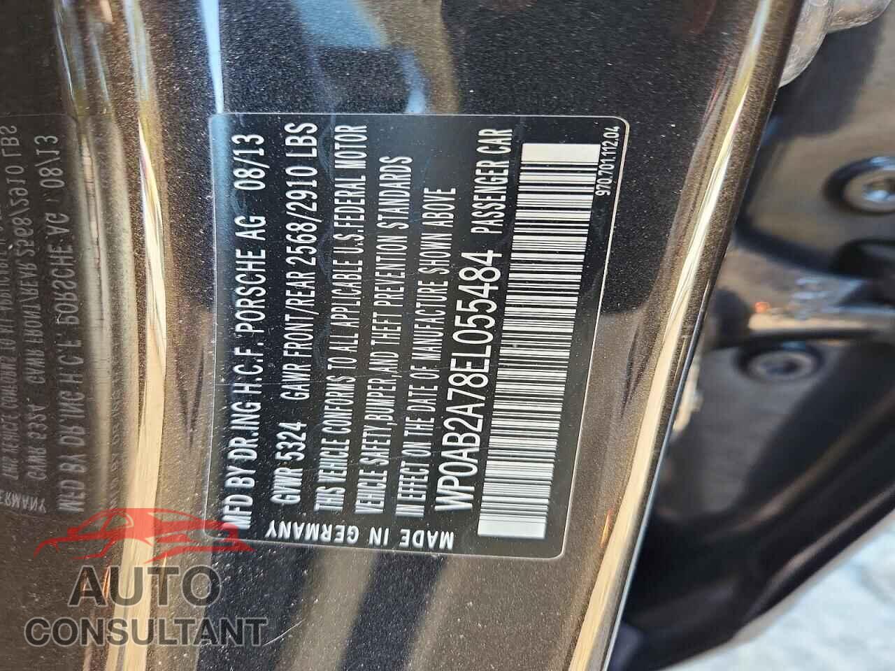 PORSCHE PANAMERA 2014 - WP0AB2A78EL055484