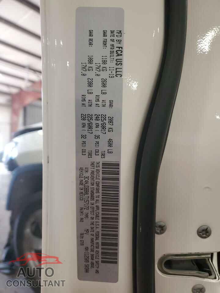 JEEP COMPASS 2020 - 3C4NJDBB0LT157172