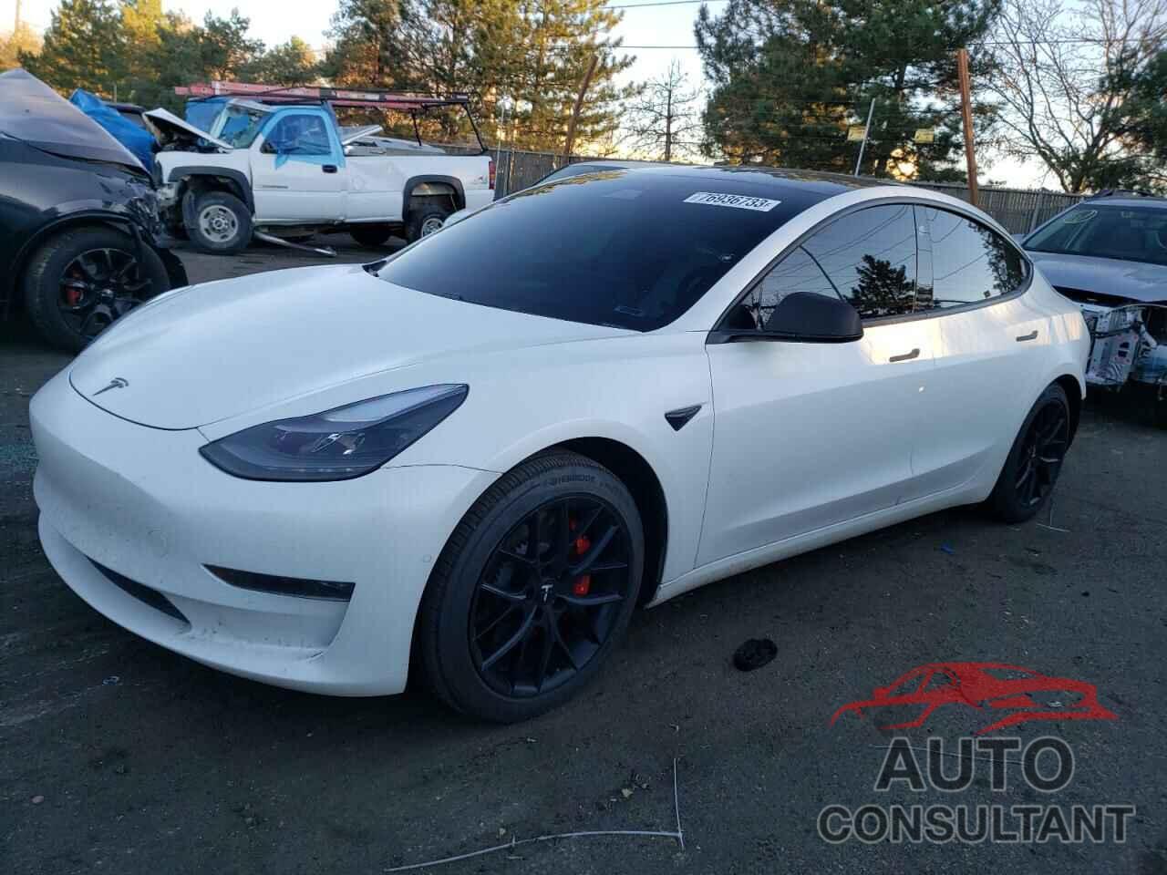 TESLA MODEL 3 2021 - 5YJ3E1EC4MF050608