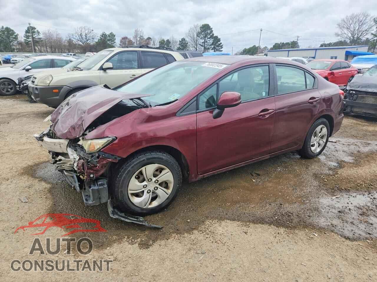HONDA CIVIC 2013 - 2HGFB2F57DH602450