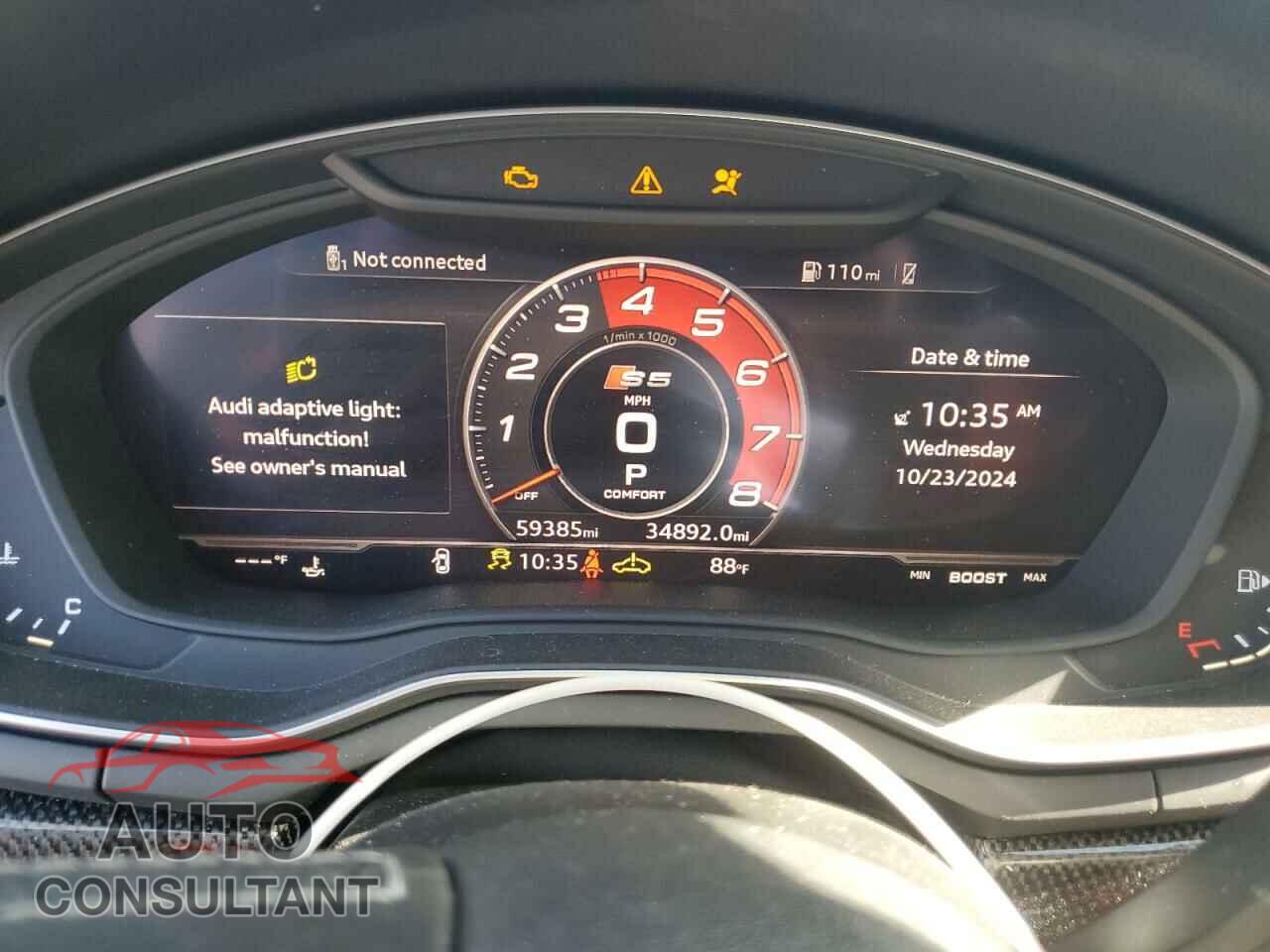 AUDI S5/RS5 2018 - WAUC4CF55JA088378