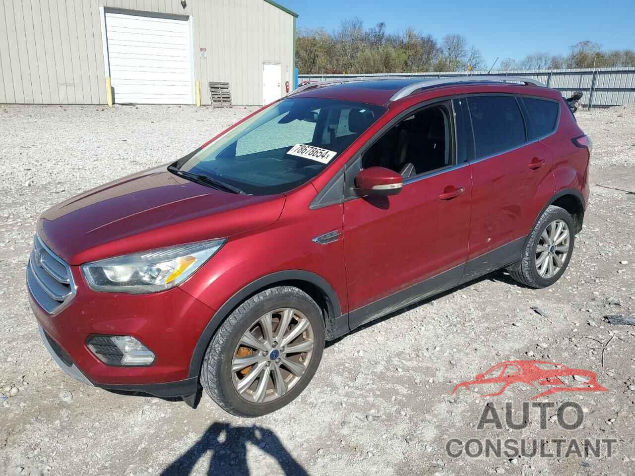 FORD ESCAPE 2017 - 1FMCU0JD6HUB87828