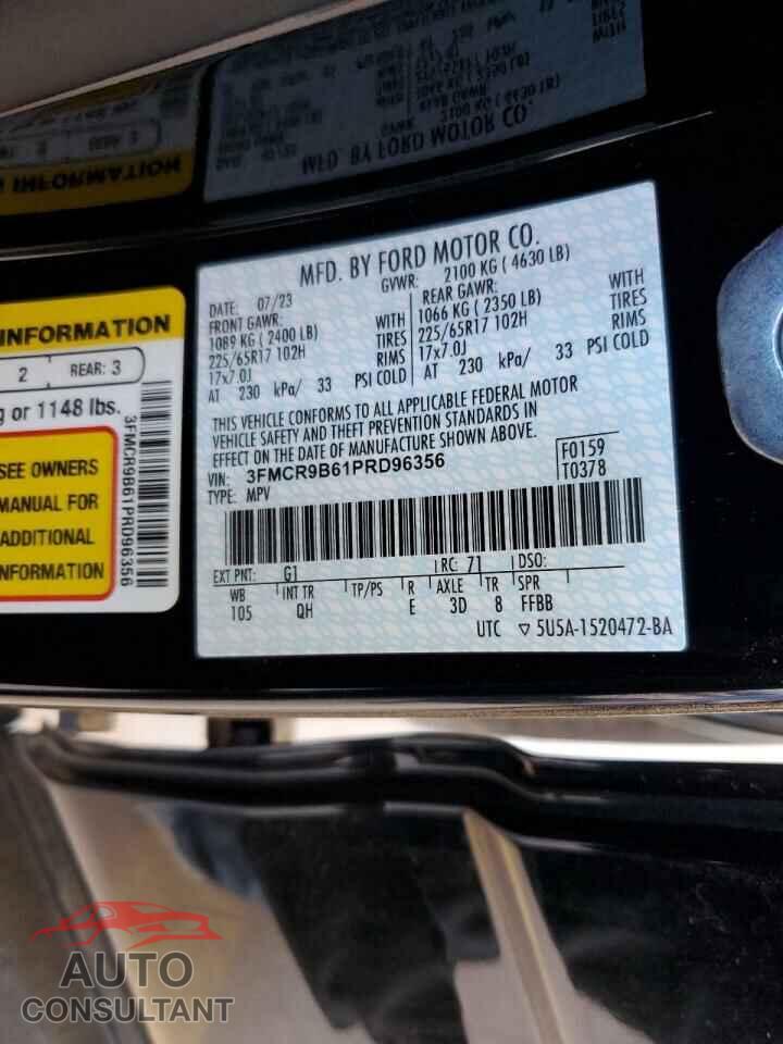 FORD BRONCO 2023 - 3FMCR9B61PRD96356