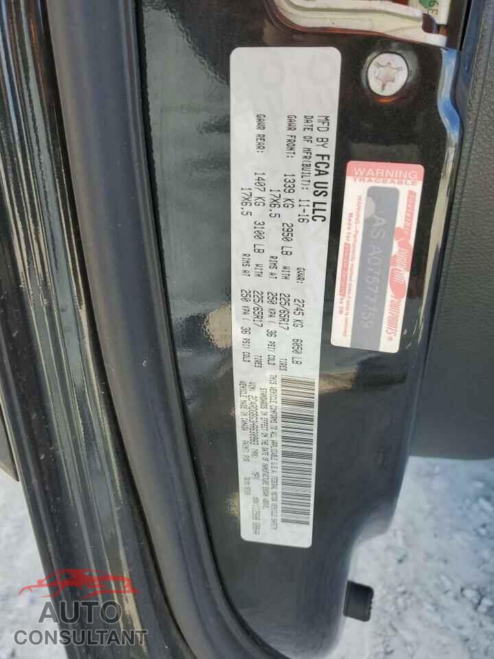 DODGE CARAVAN 2017 - 2C4RDGBG3HR630983