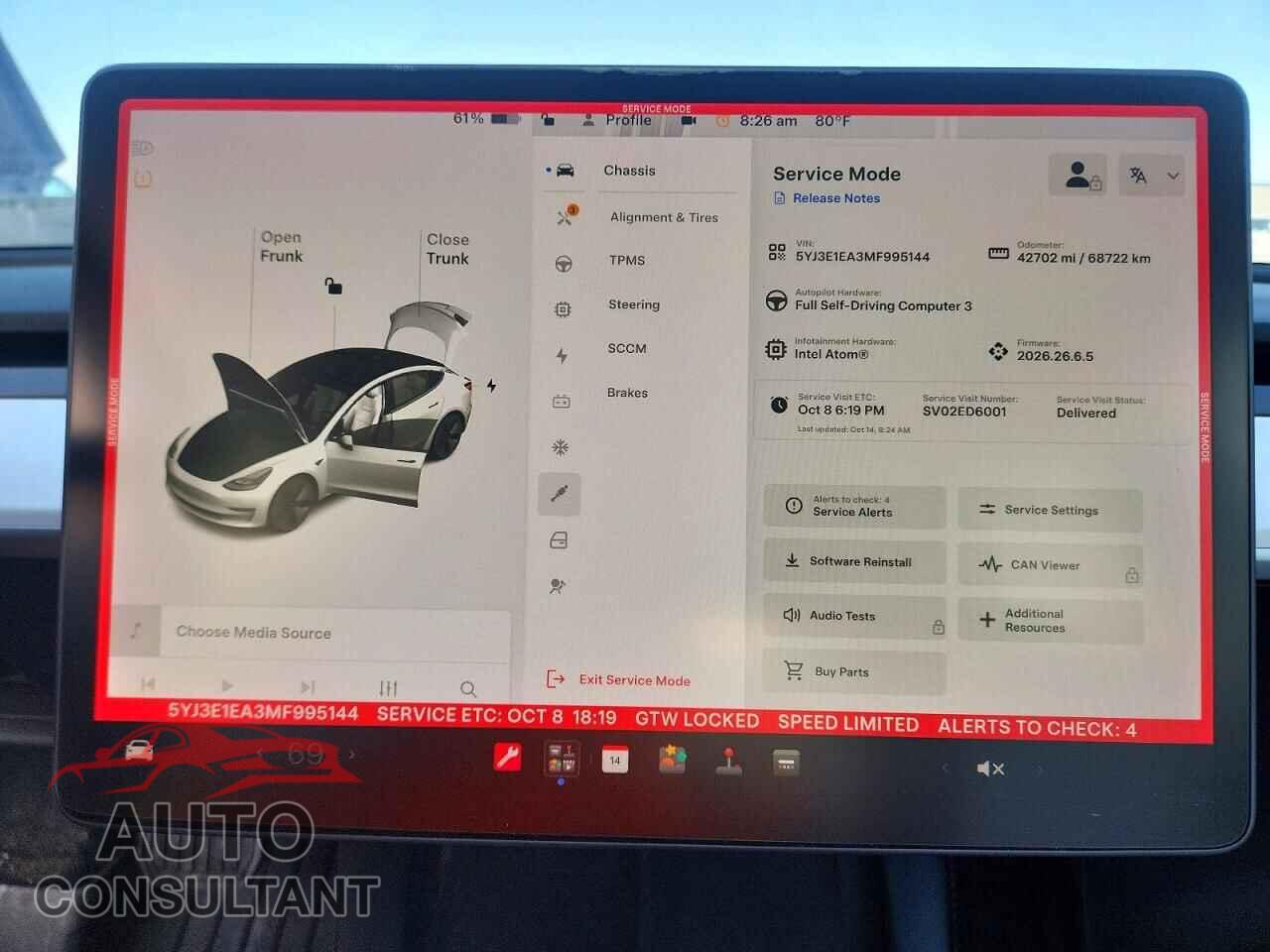 TESLA MODEL 3 2021 - 5YJ3E1EA3MF995144
