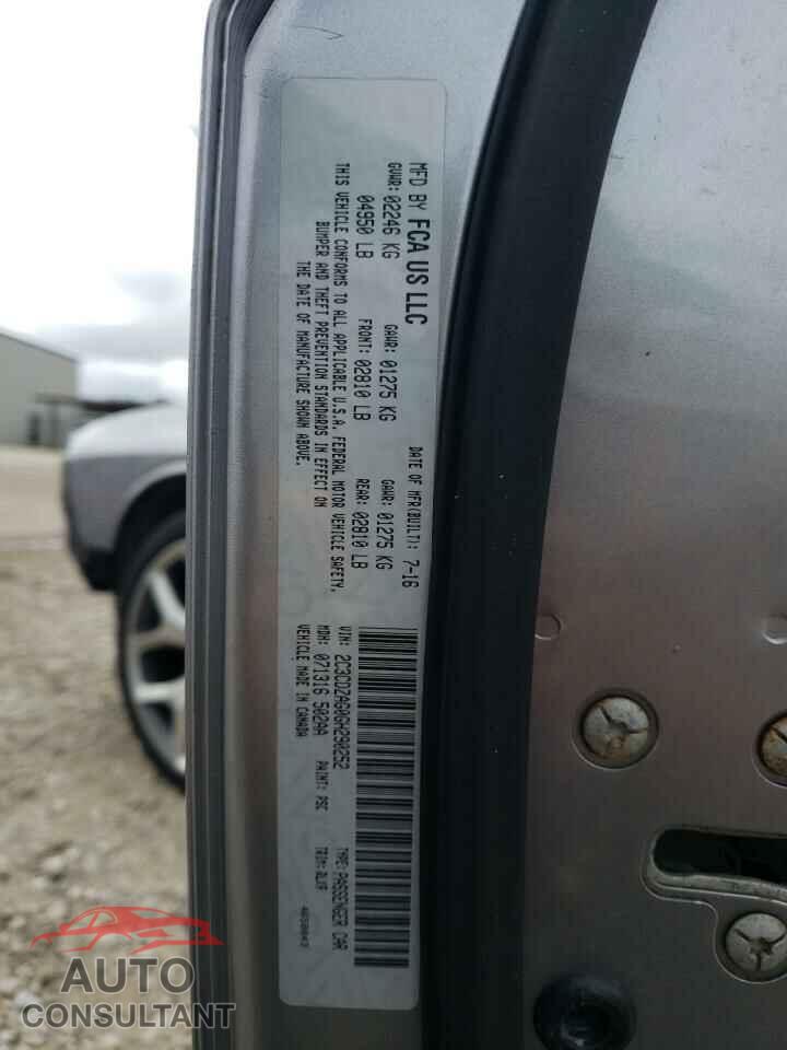 DODGE CHALLENGER 2016 - 2C3CDZAG0GH290252