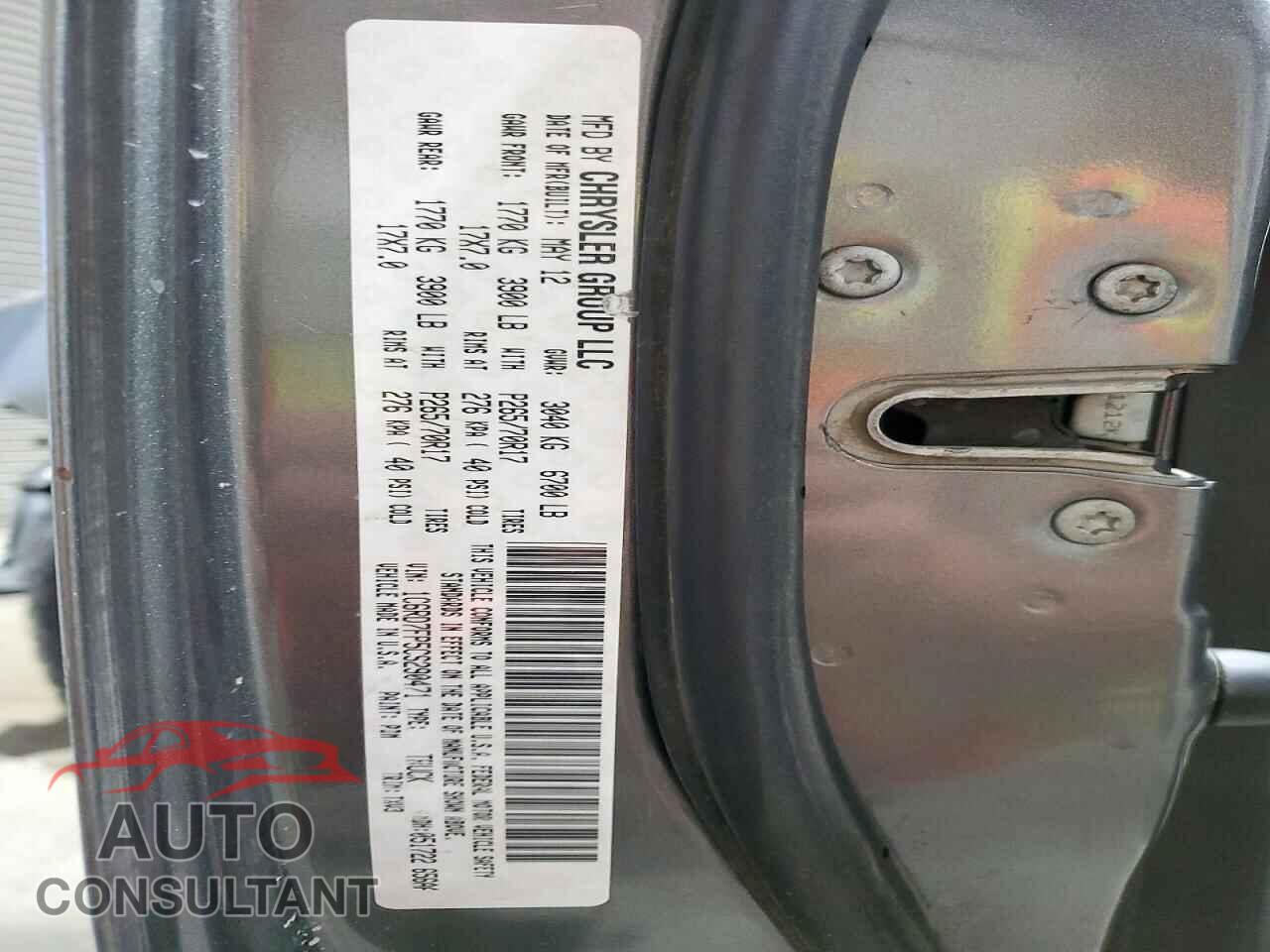 DODGE RAM 1500 2012 - 1C6RD7FP5CS290471