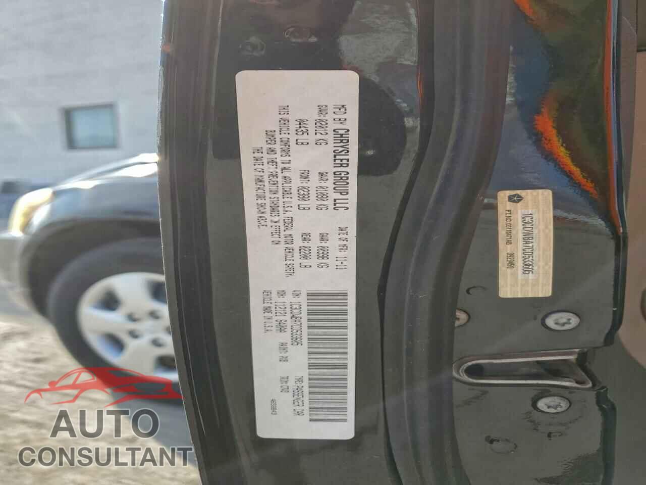 DODGE CALIBER 2012 - 1C3CDWBA7CD533605