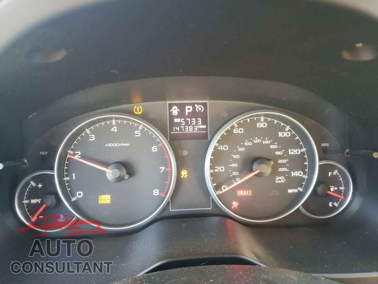 SUBARU OUTBACK 2013 - 4S4BRBCC0D3310925