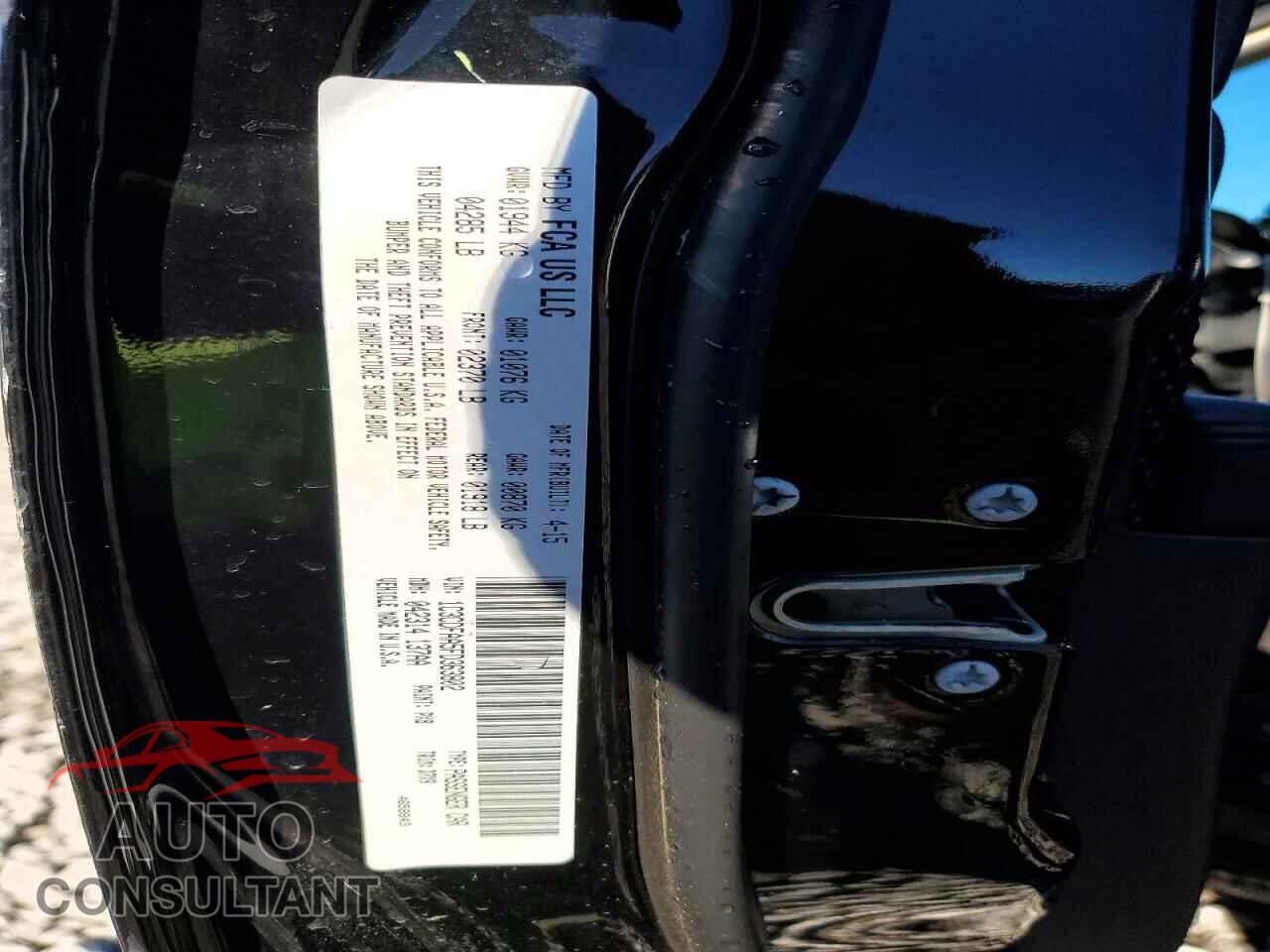 DODGE DART 2015 - 1C3CDFAA5FD363802