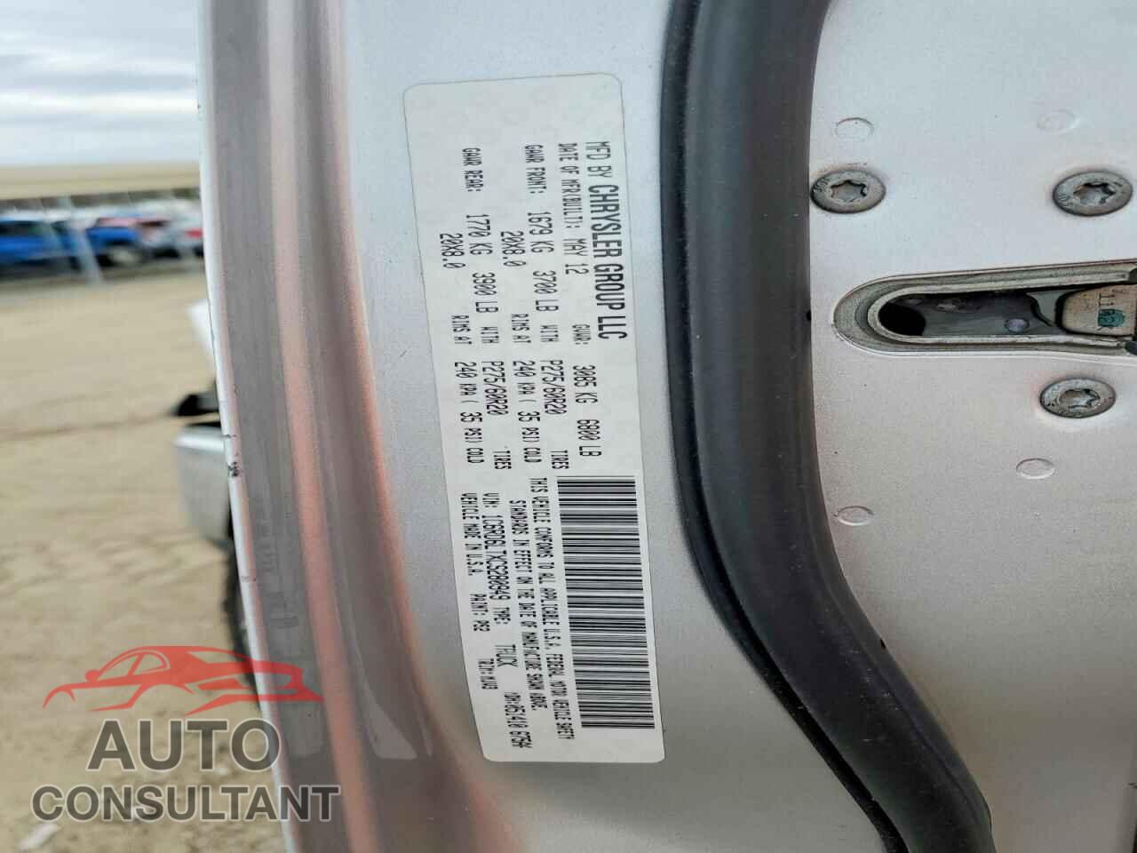 DODGE RAM 1500 2012 - 1C6RD6LTXCS280949