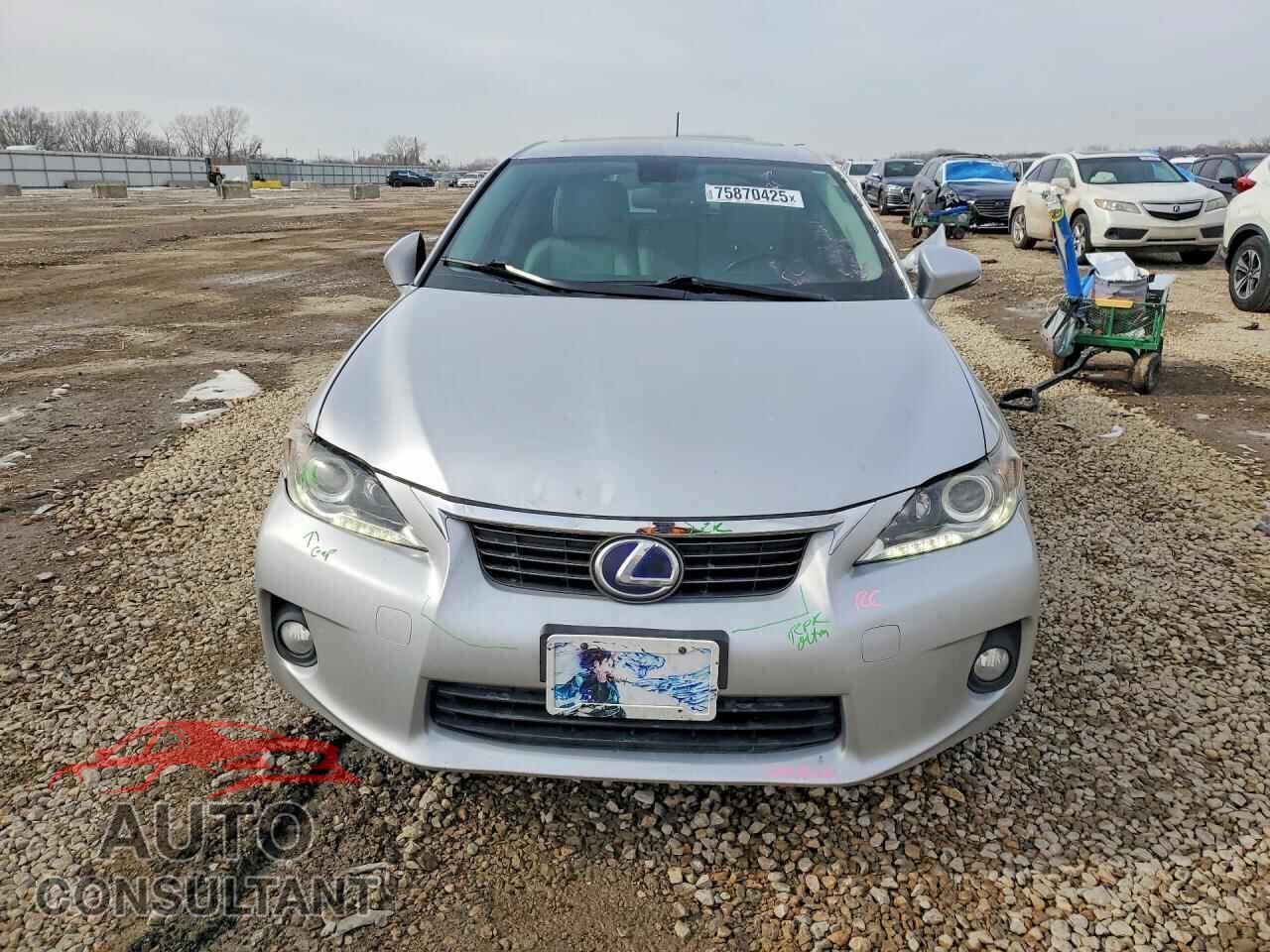 LEXUS CT 200 2012 - JTHKD5BH6C2079663