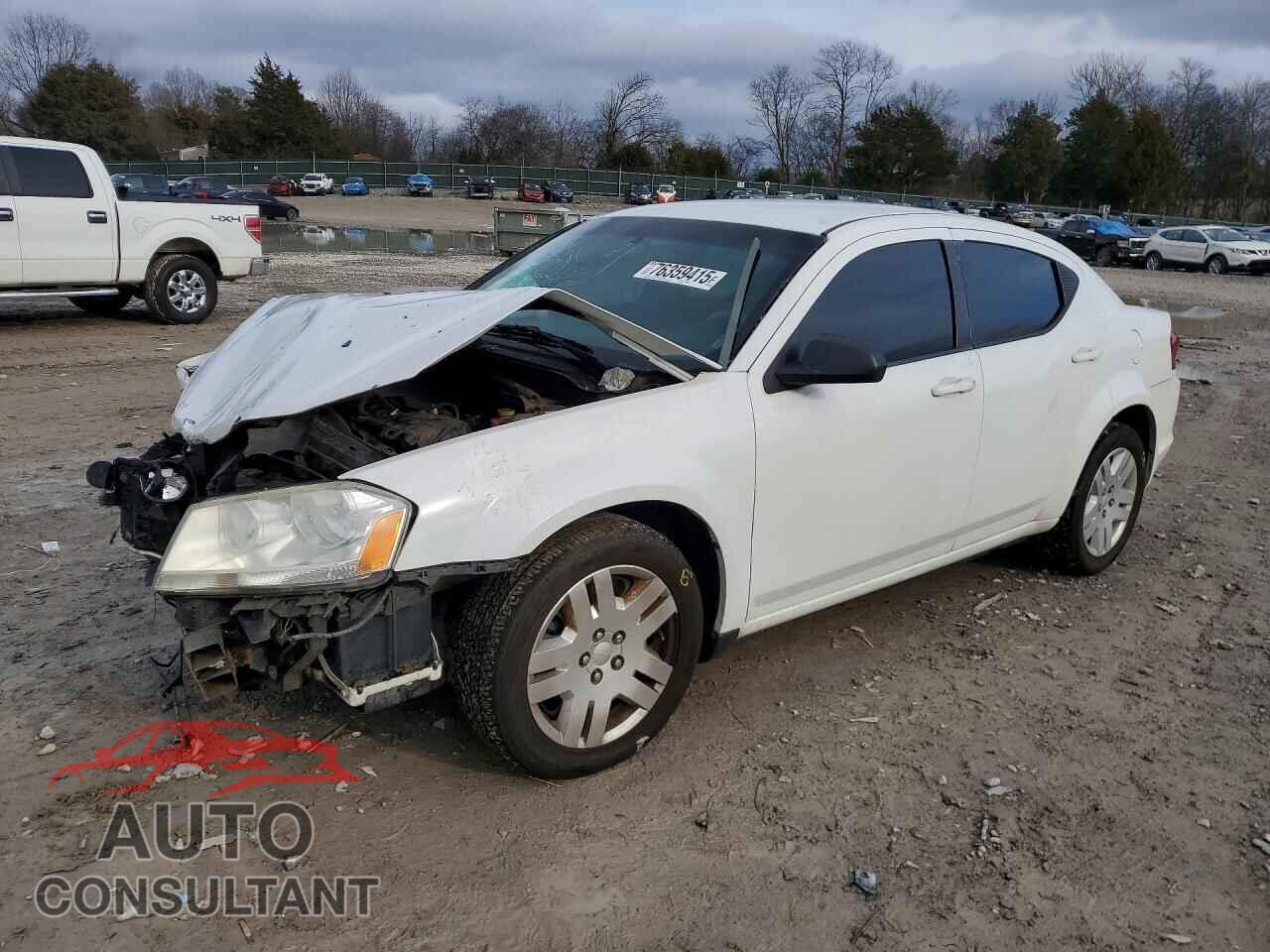DODGE AVENGER 2012 - 1C3CDZAB2CN286399