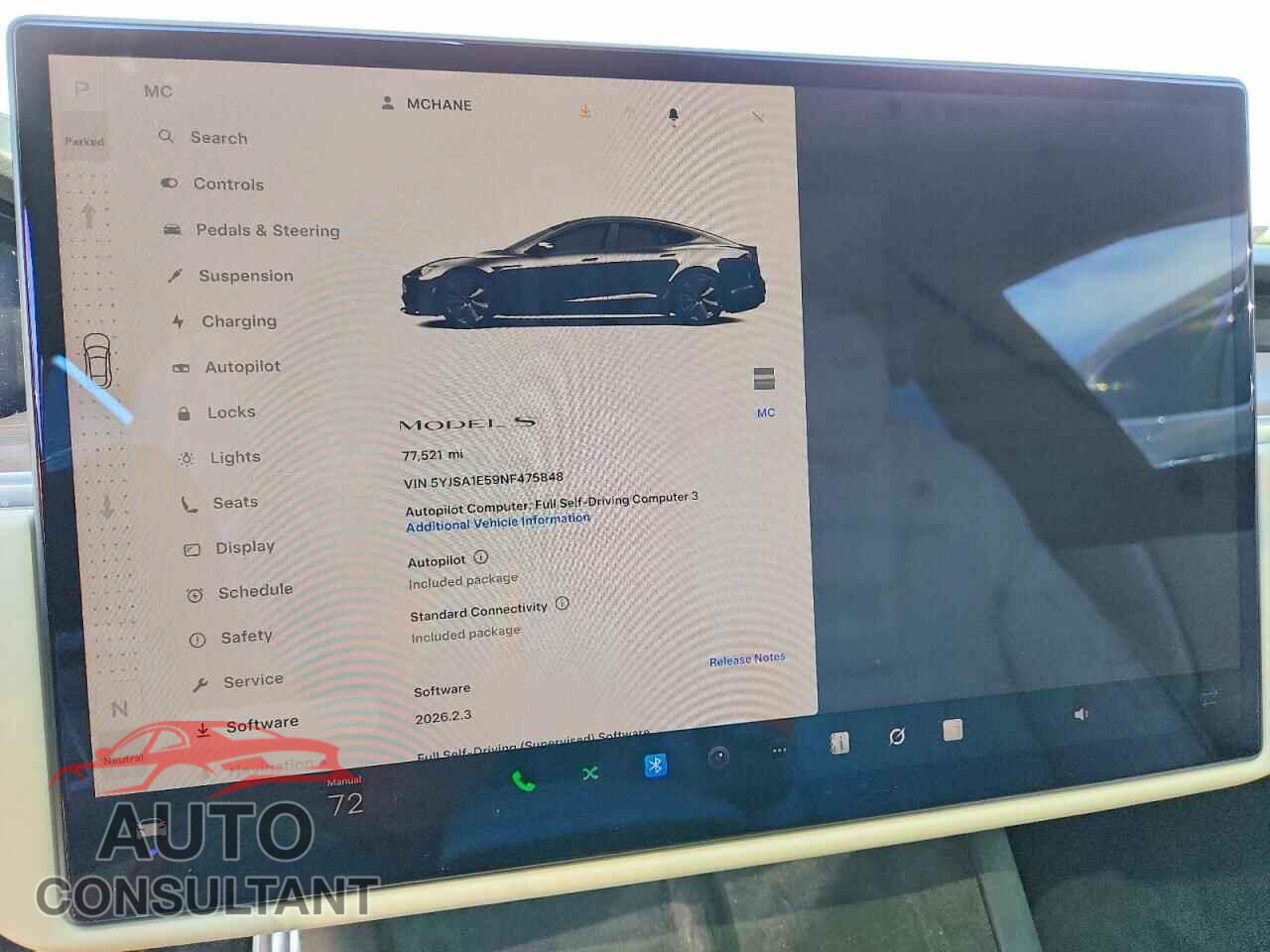 TESLA MODEL S 2022 - 5YJSA1E59NF475848