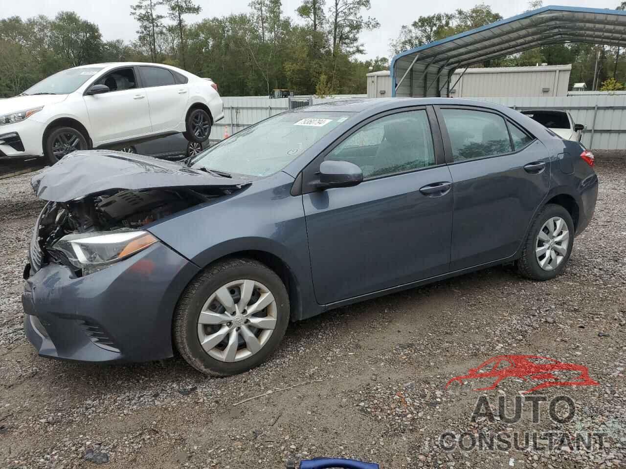 TOYOTA COROLLA 2016 - 2T1BURHE3GC599400