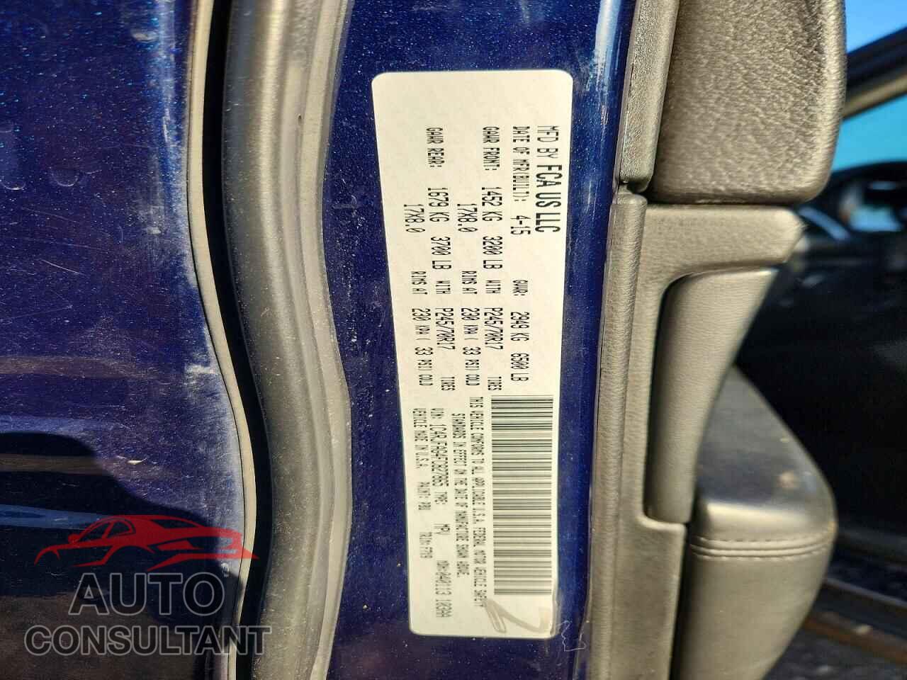 JEEP CHEROKEE 2015 - 1C4RJFAG4FC827865
