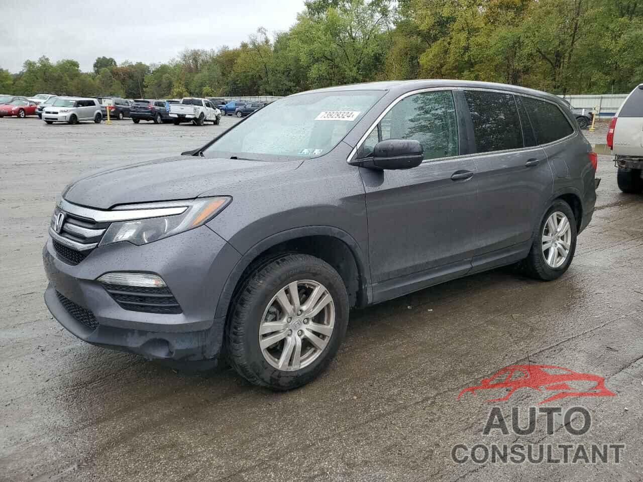 HONDA PILOT 2017 - 5FNYF6H15HB083729