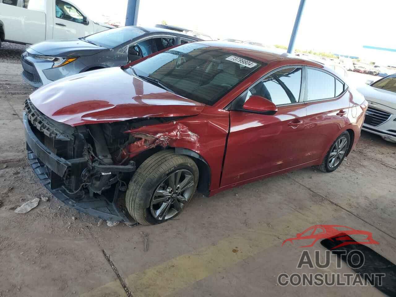 HYUNDAI ELANTRA 2018 - 5NPD84LF4JH240366