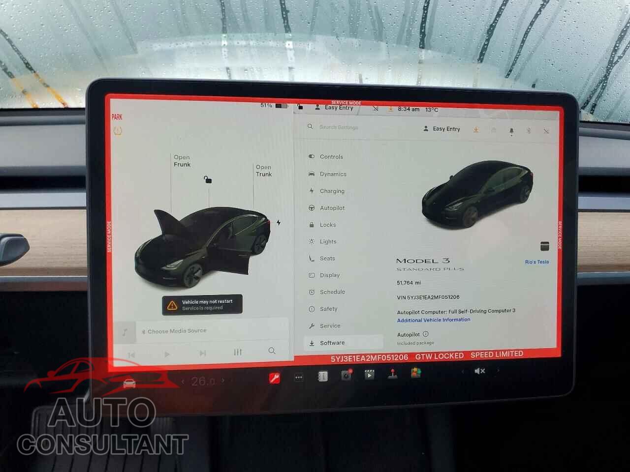 TESLA MODEL 3 2021 - 5YJ3E1EA2MF051206