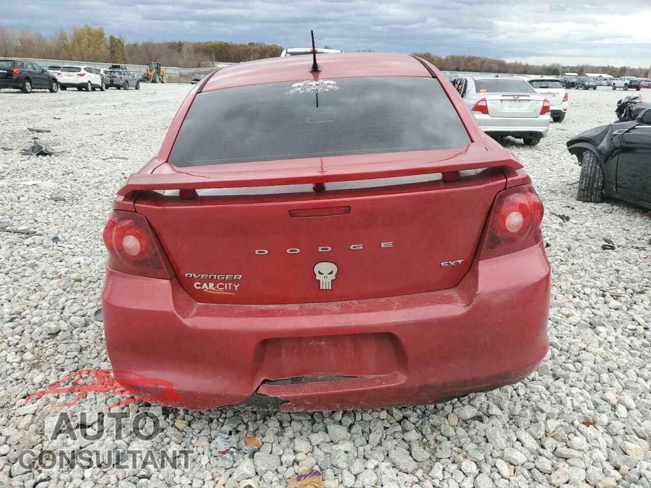 DODGE AVENGER 2013 - 1C3CDZCB2DN502458