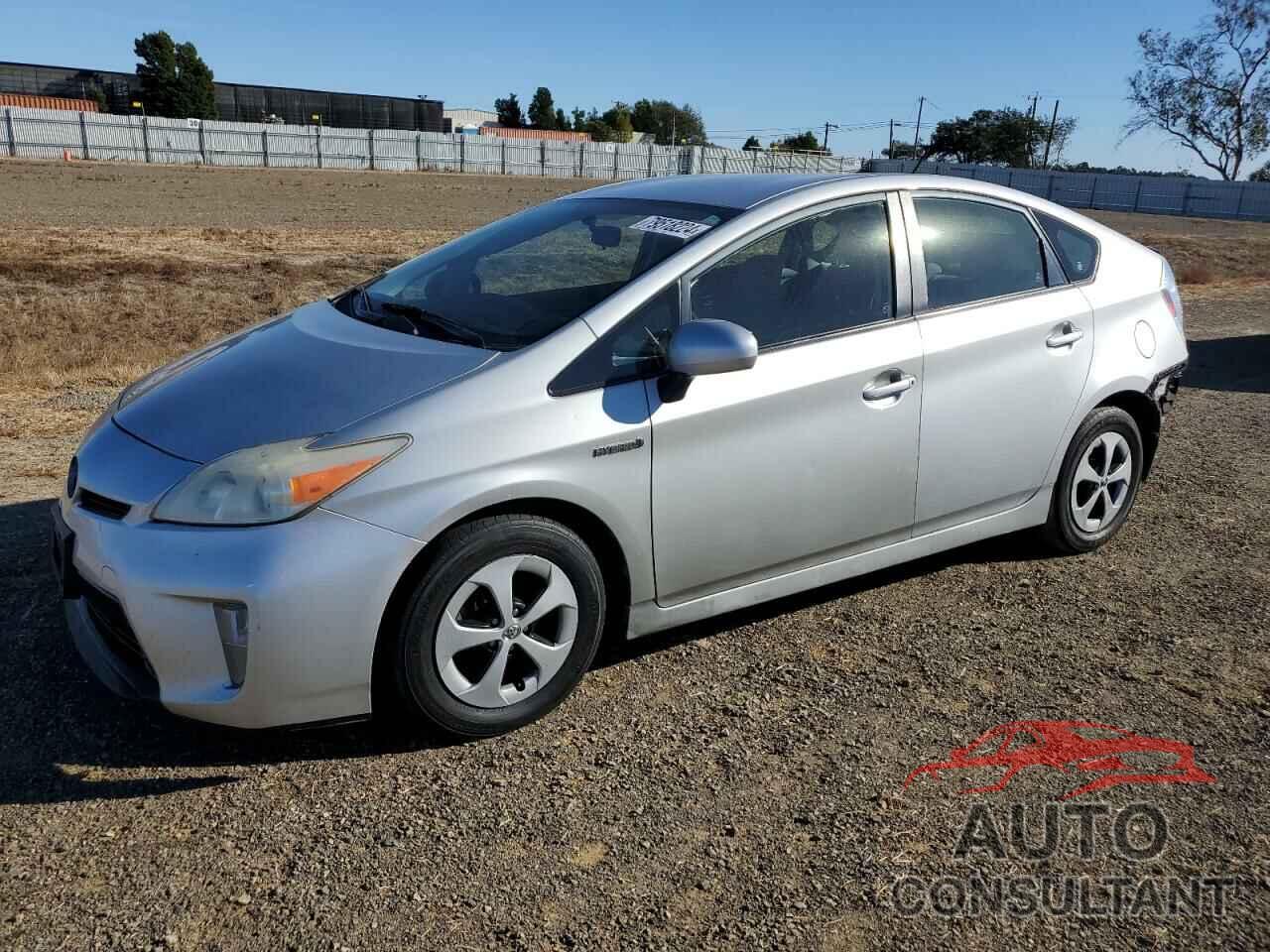 TOYOTA PRIUS 2013 - JTDKN3DU7D5601987