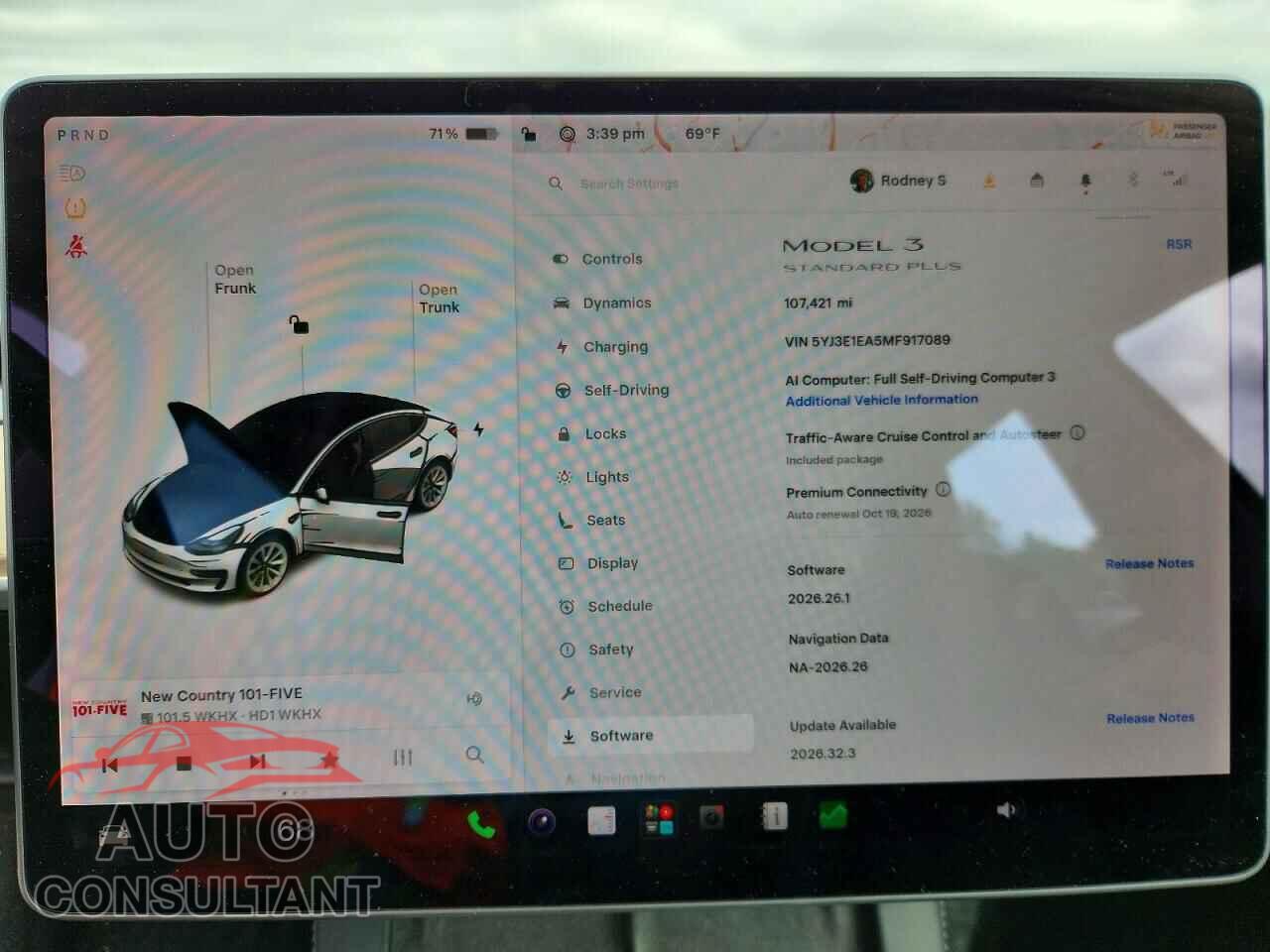 TESLA MODEL 3 2021 - 5YJ3E1EA5MF917089