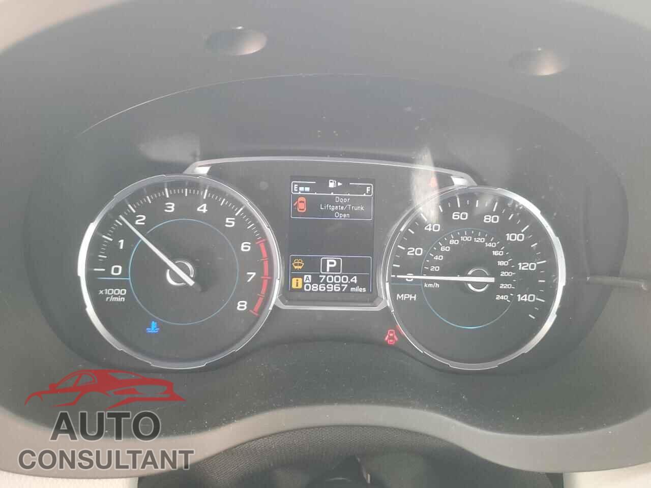 SUBARU FORESTER 2017 - JF2SJALC7HH584610