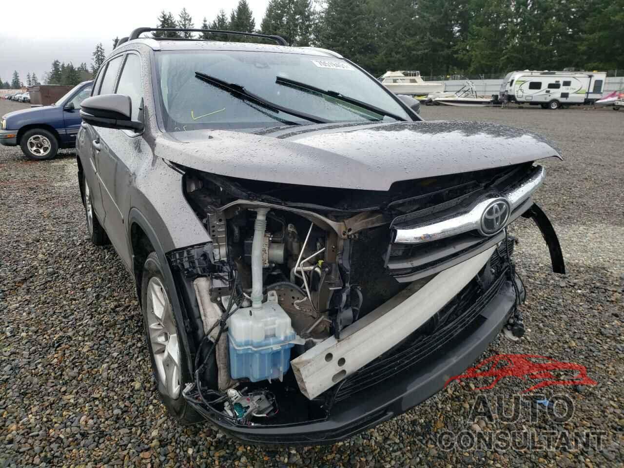 TOYOTA HIGHLANDER 2016 - 5TDDKRFH3GS268805
