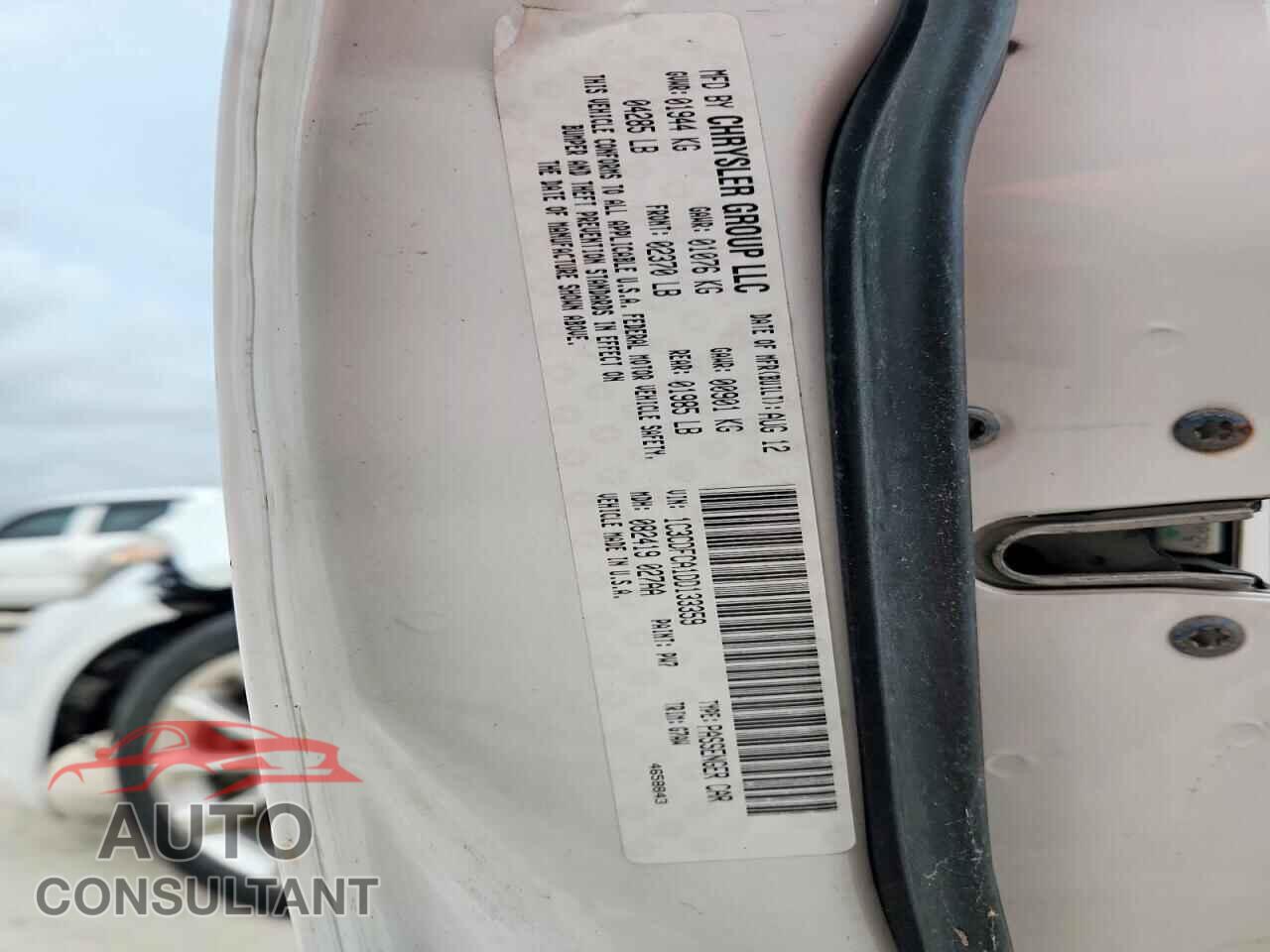 DODGE DART 2013 - 1C3CDFCA1DD133359
