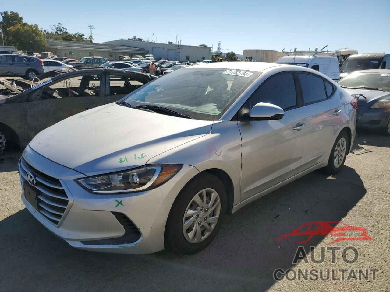 HYUNDAI ELANTRA 2017 - KMHD74LF2HU111489