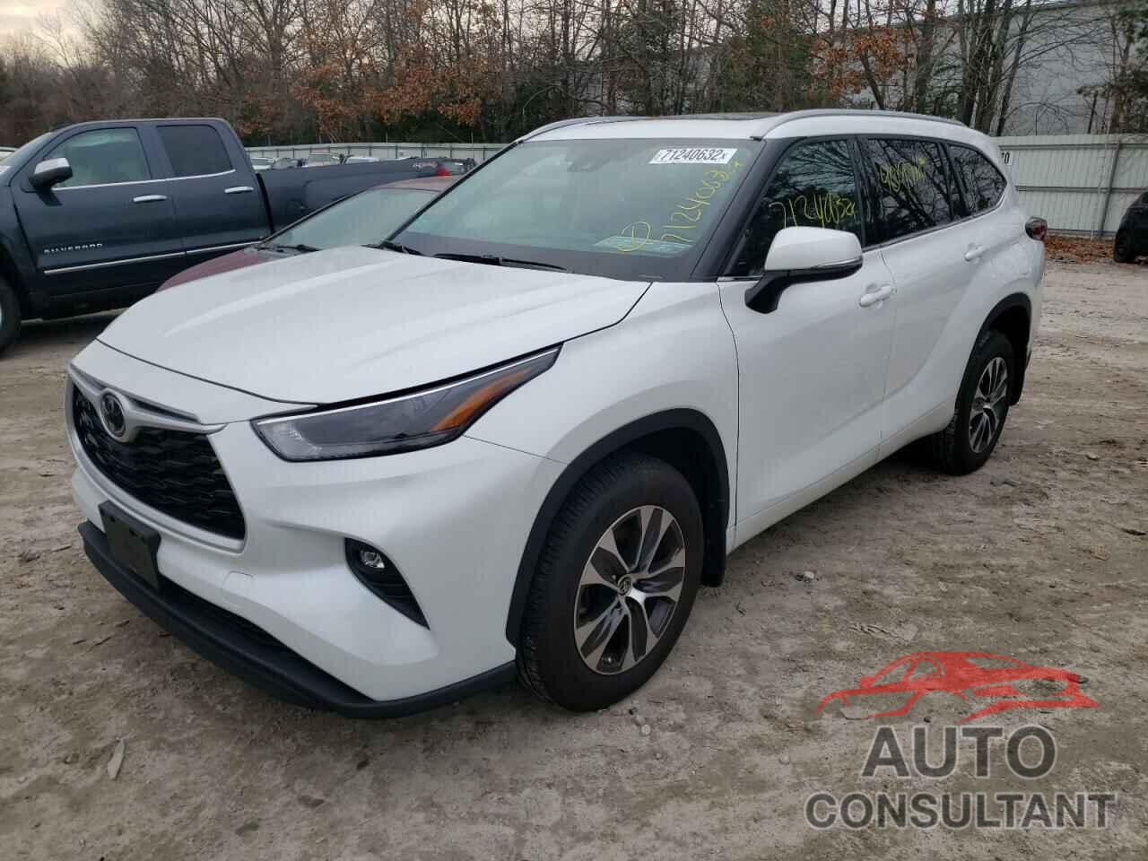TOYOTA HIGHLANDER 2022 - 5TDGZRBH6NS196896
