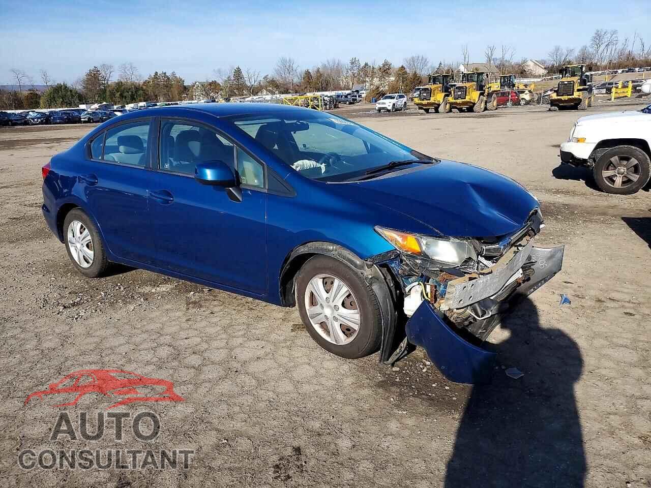 HONDA CIVIC 2012 - 19XFB2F50CE333362
