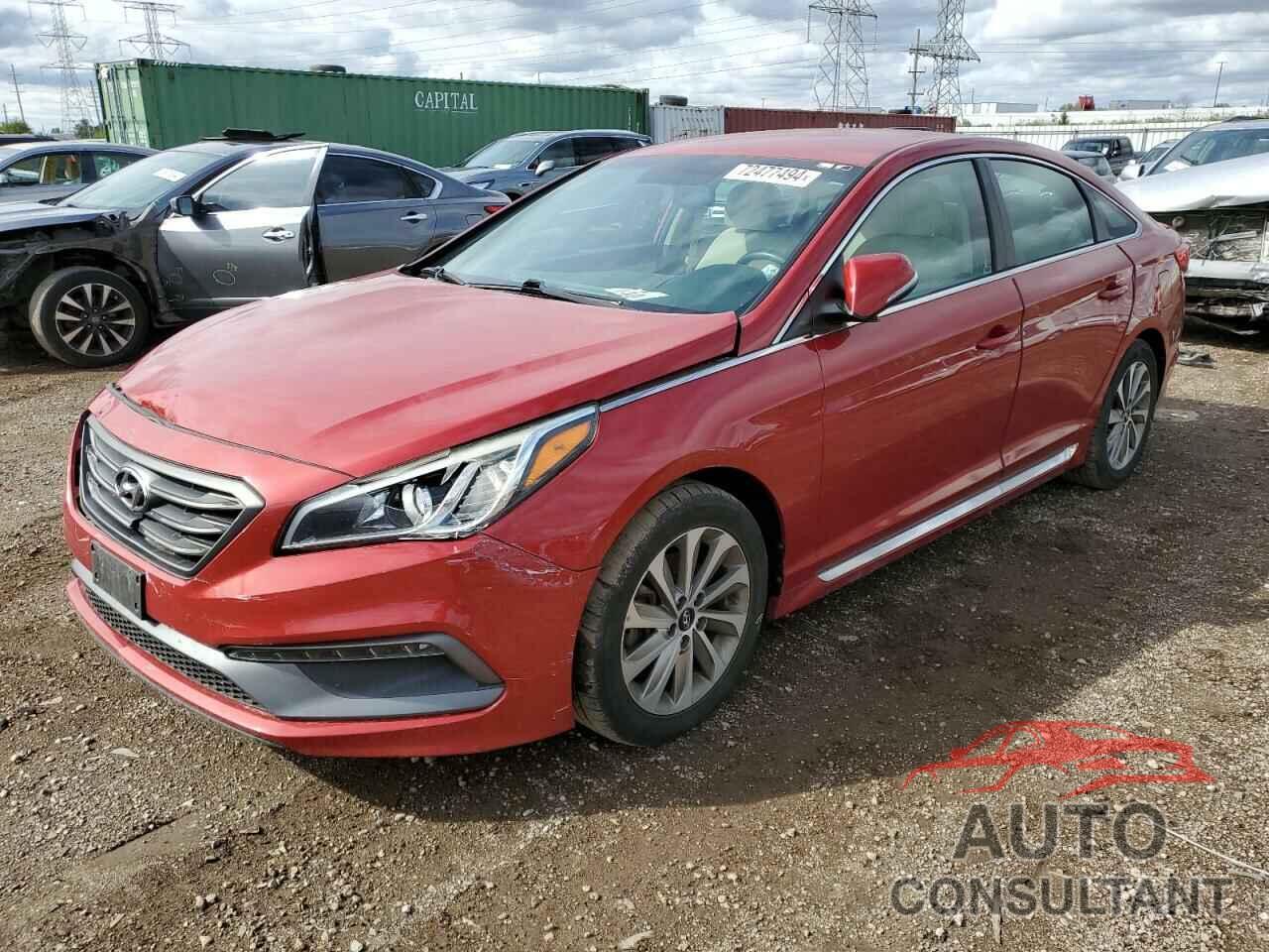 HYUNDAI SONATA 2017 - 5NPE34AF2HH552878