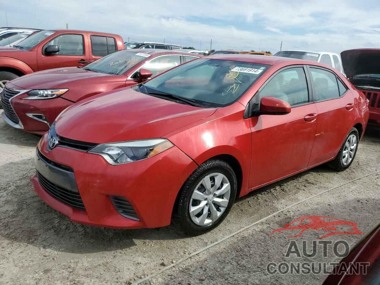 TOYOTA COROLLA 2016 - 2T1BURHE6GC646578