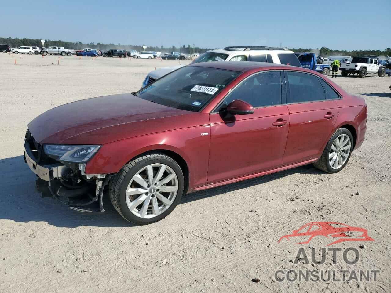 AUDI A4 2018 - WAUKMAF4XJA216251