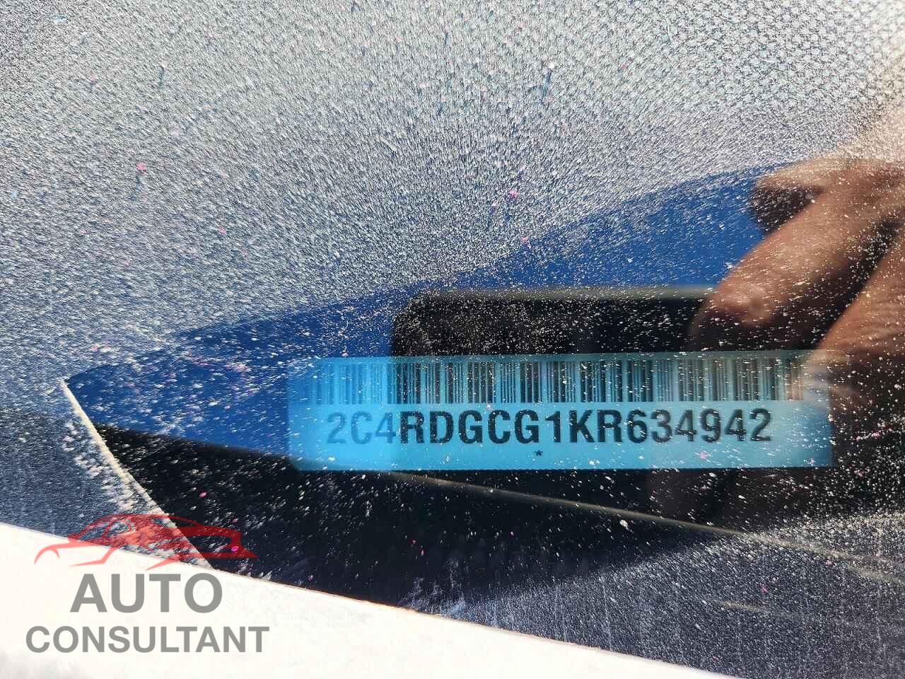 DODGE CARAVAN 2019 - 2C4RDGCG1KR634942