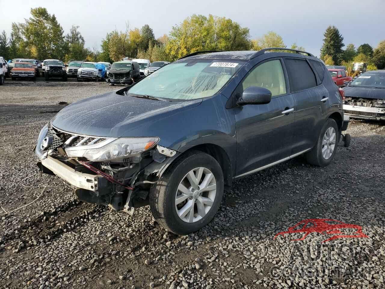 NISSAN MURANO 2013 - JN8AZ1MW8DW314176