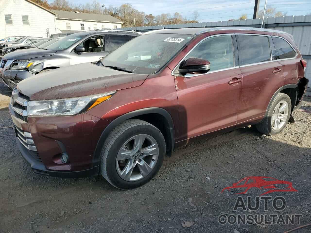 TOYOTA HIGHLANDER 2018 - 5TDDZRFH0JS913249