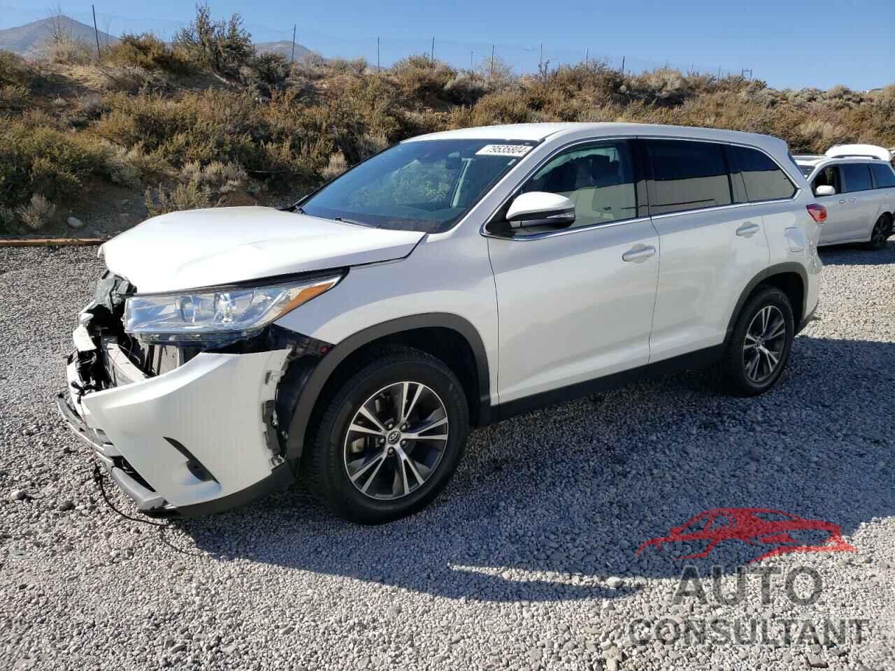 TOYOTA HIGHLANDER 2019 - 5TDZARFH7KS050853