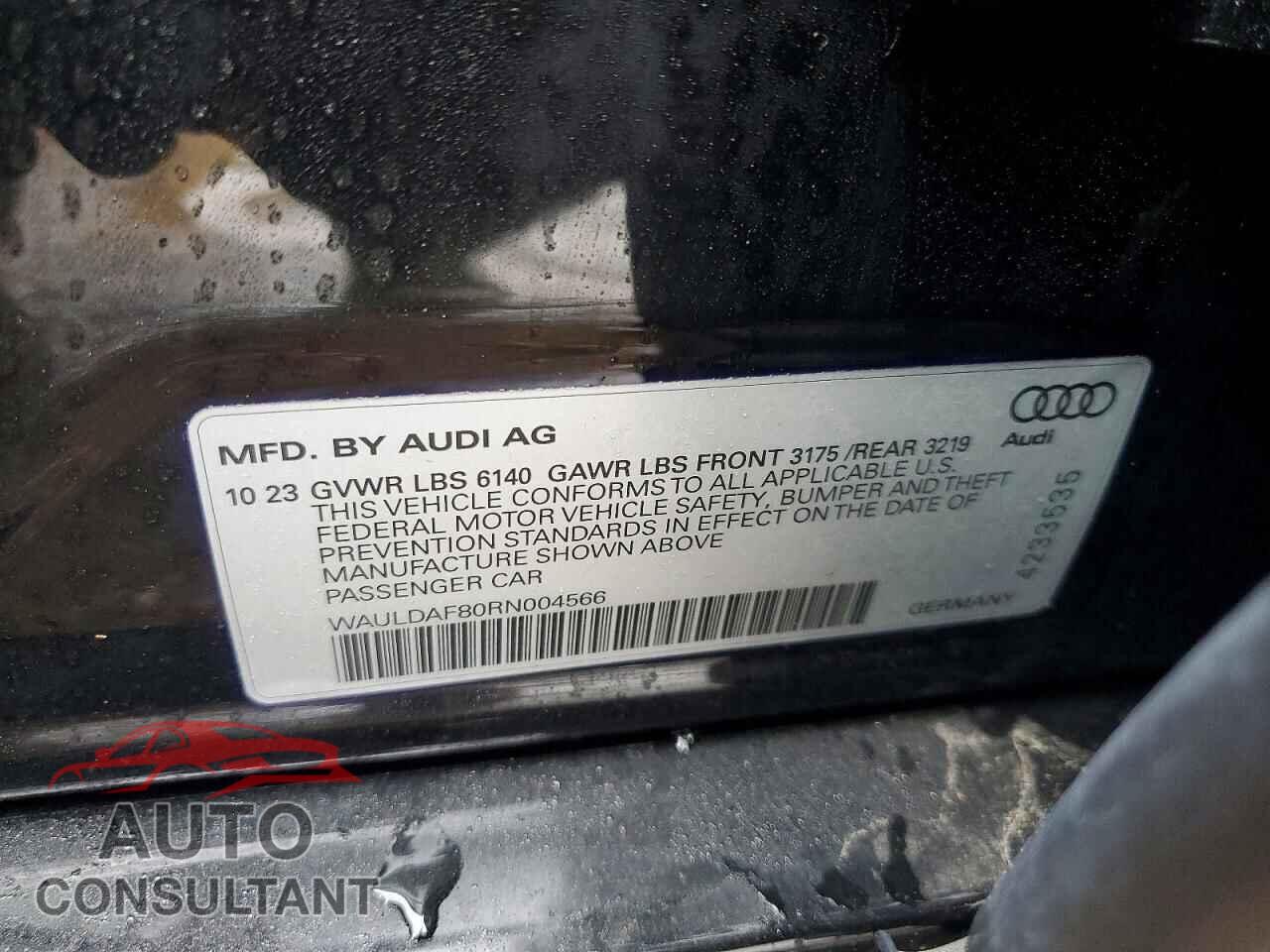 AUDI A8 2024 - WAULDAF80RN004566