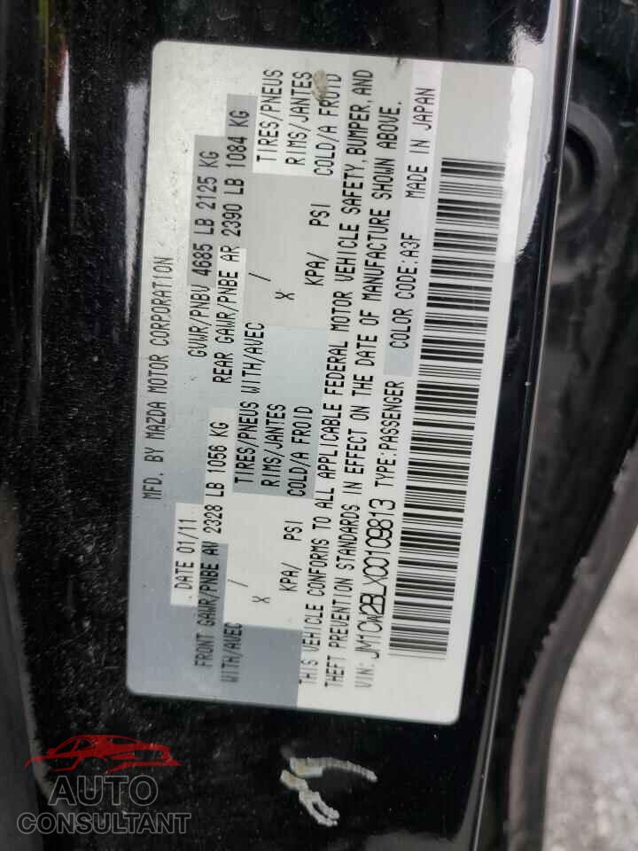 MAZDA 5 2012 - JM1CW2BLXC0109813