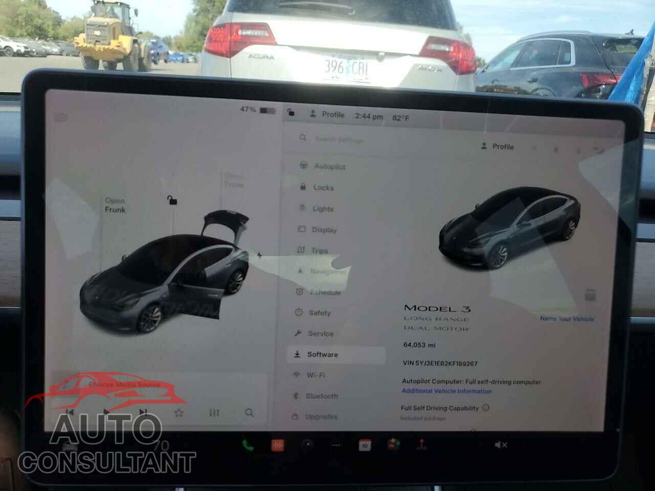 TESLA MODEL 3 2019 - 5YJ3E1EB2KF189267