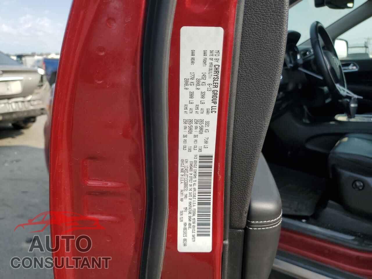 DODGE DURANGO 2013 - 1C4SDJET1DC688231
