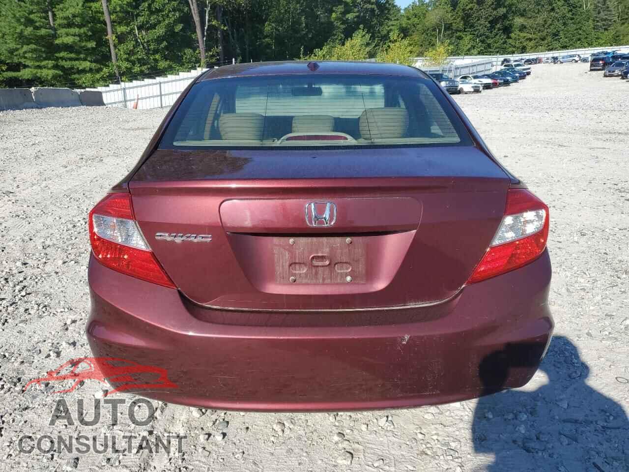 HONDA CIVIC 2012 - 2HGFB2F96CH509159